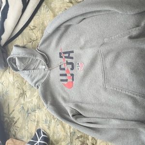 Nike Large Grey Team USA Soccer Hoodie